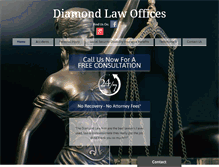 Tablet Screenshot of diamondlaw.net